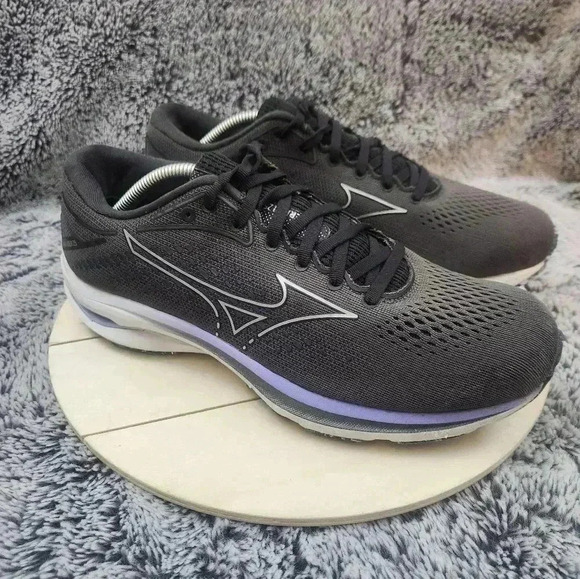 Mizuno Shoes - Mizuno Wave Rider 25 Running Shoes Sneakers Womens Size 9 Gray Purple